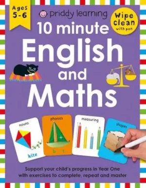 10 Minute English & Maths - Wipe Clean Workbooks