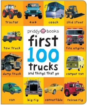 First 100 Trucks Board Book - First 100 Soft To Touch